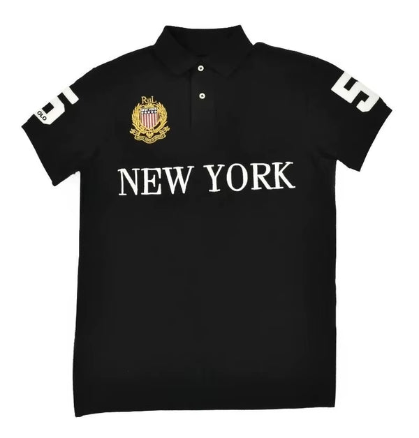 Y2K Polo Shirt Print Hip Hop Casual Fashionable Polo Shirt Premium Cotton Short-Sleeved Style Casual Suitable for City Wear