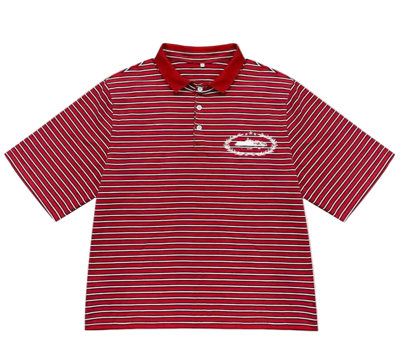 Red Stripe Polo