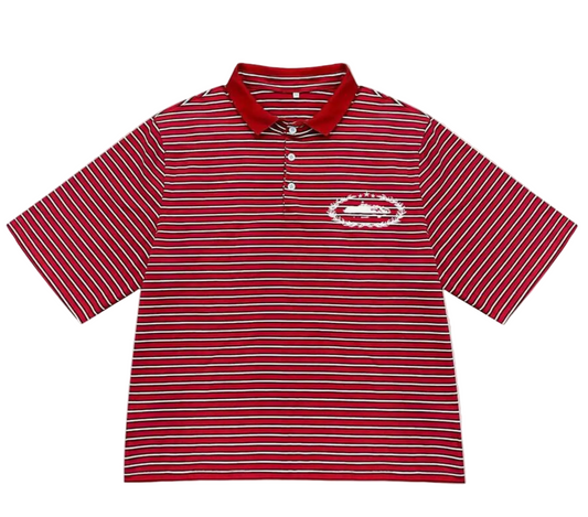 Red Stripe Polo