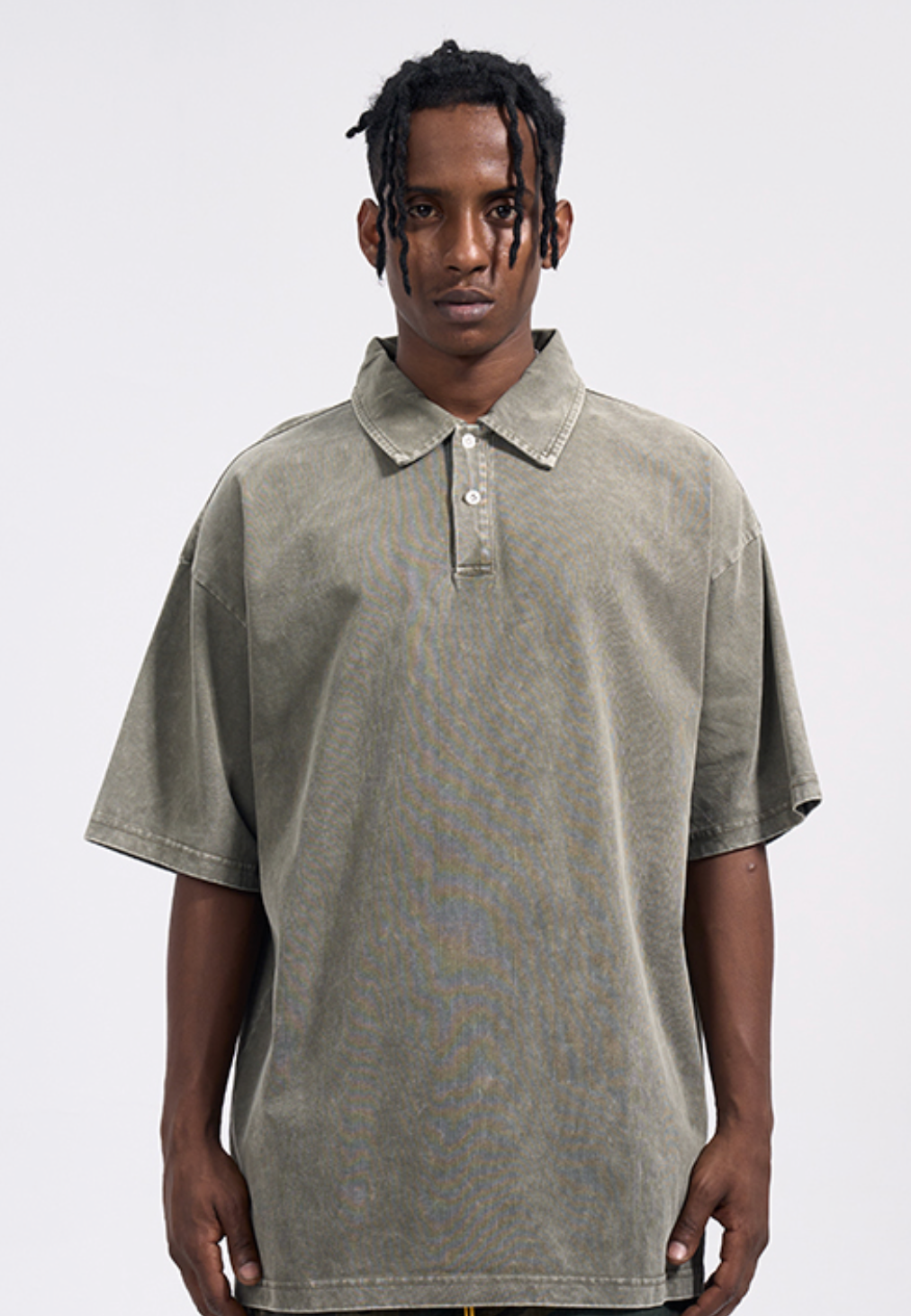 Heavyweight Acid Wash Polo